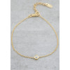 Gold bracelet c/z stone