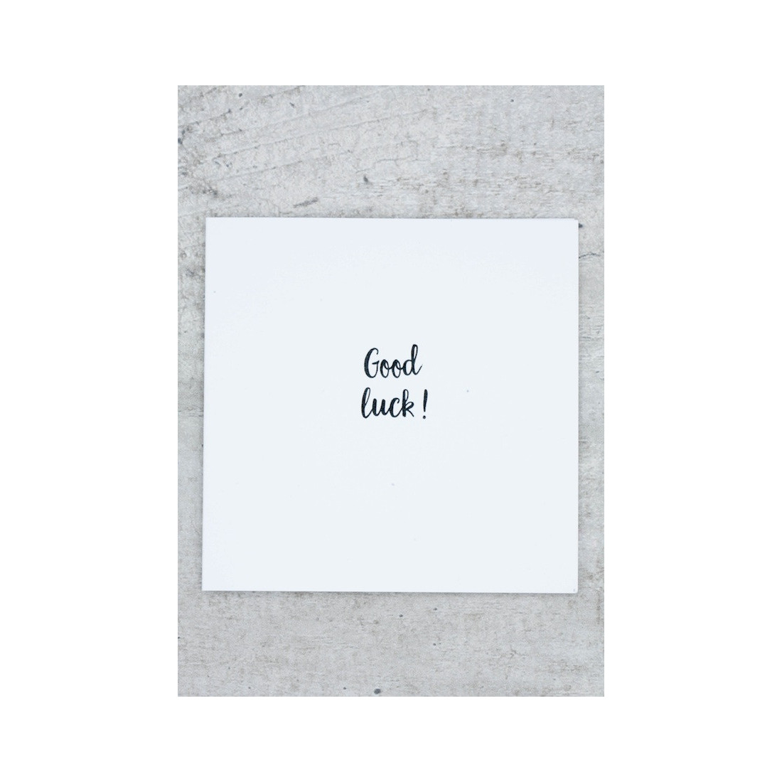 Greetings card Good luck