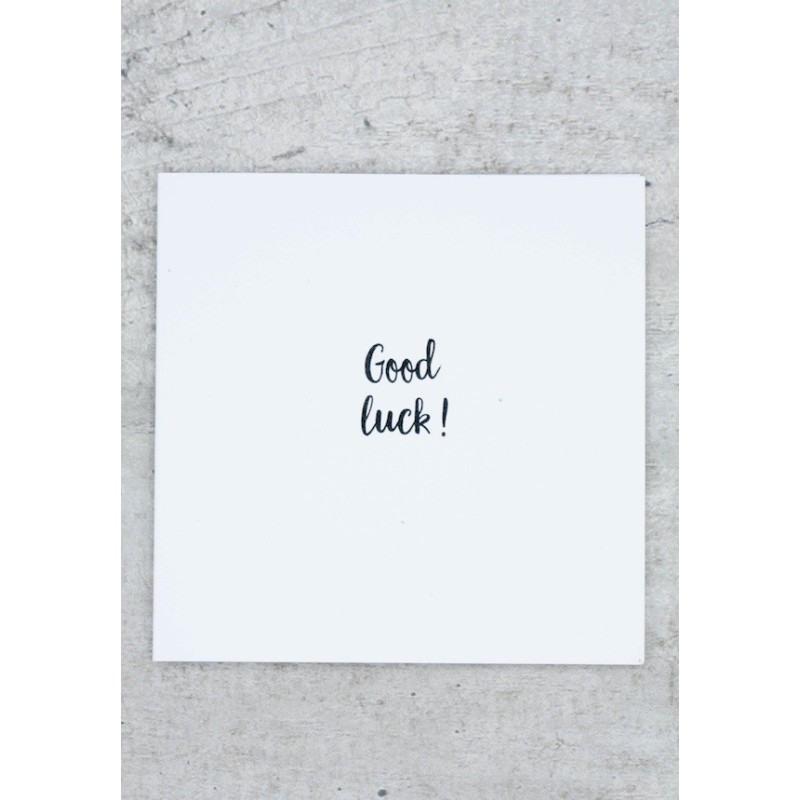 Greetings card Good luck