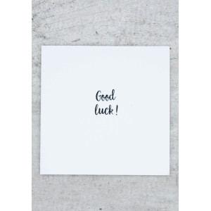 Greetings card Good luck