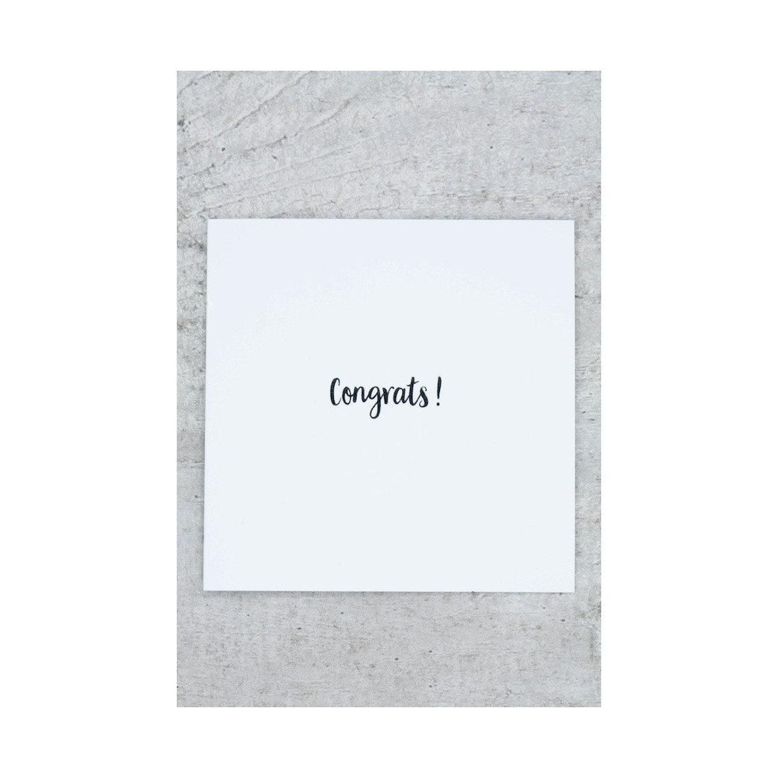 Gratulationskort - Congrats