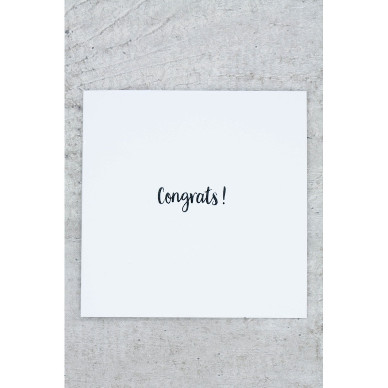 Greetings card- Congrats