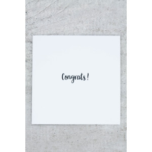 Greetings card- Congrats