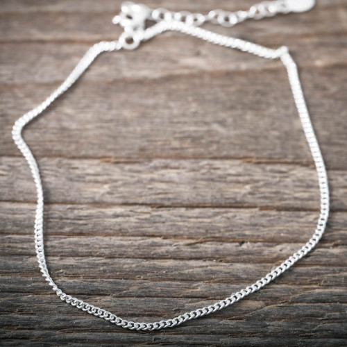 Silverfotlänk kedja