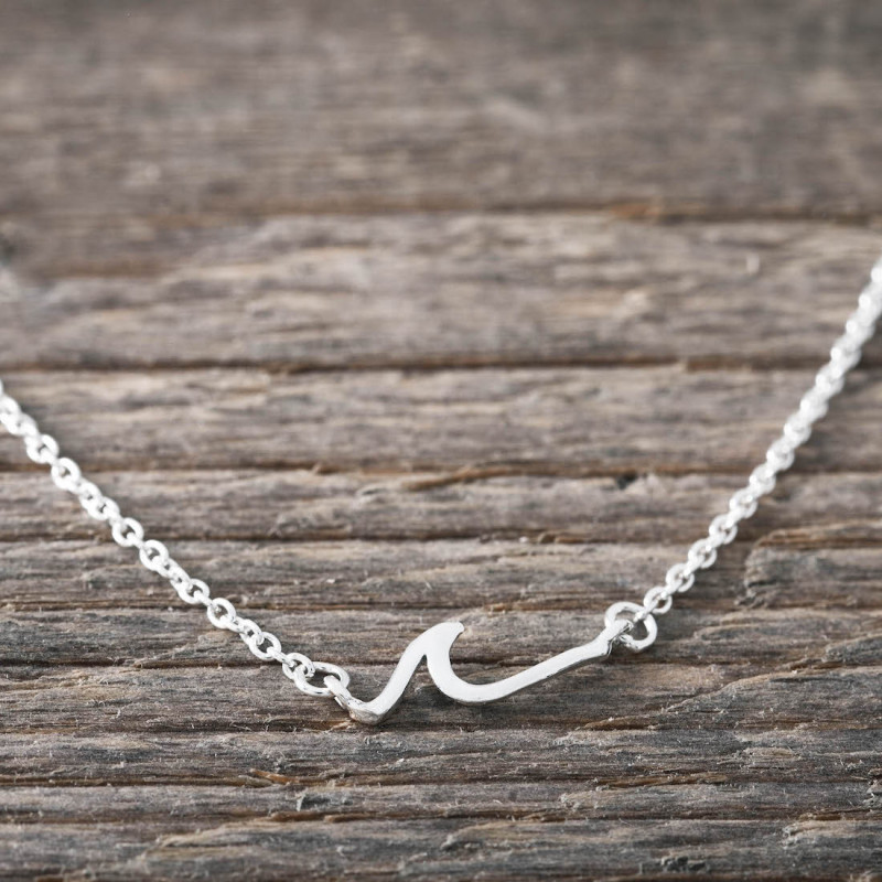 Silverhalsband liten våg