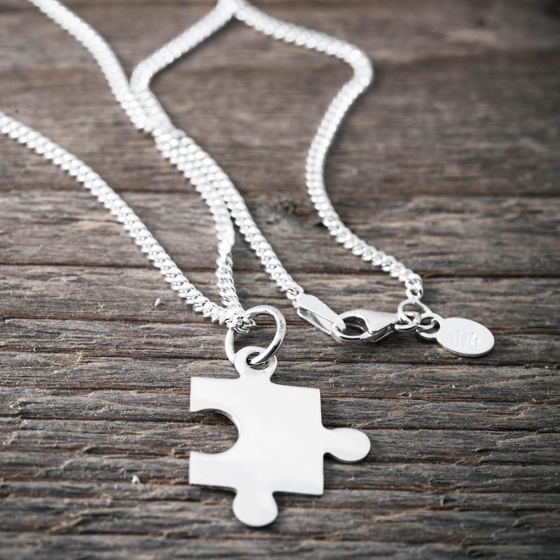 Jigsaw Puzzle Necklaces for Best Friends or Couple – LAONATO