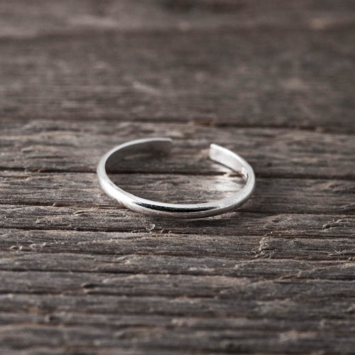 Silver ring- fingertipp thinn