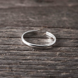 Silver ring- fingertipp thinn