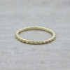 Gold ring with dots