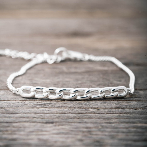 Silverarmband kedja