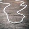 Silver necklace chunky chain