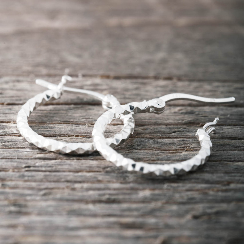 Silverhoops facetterade
