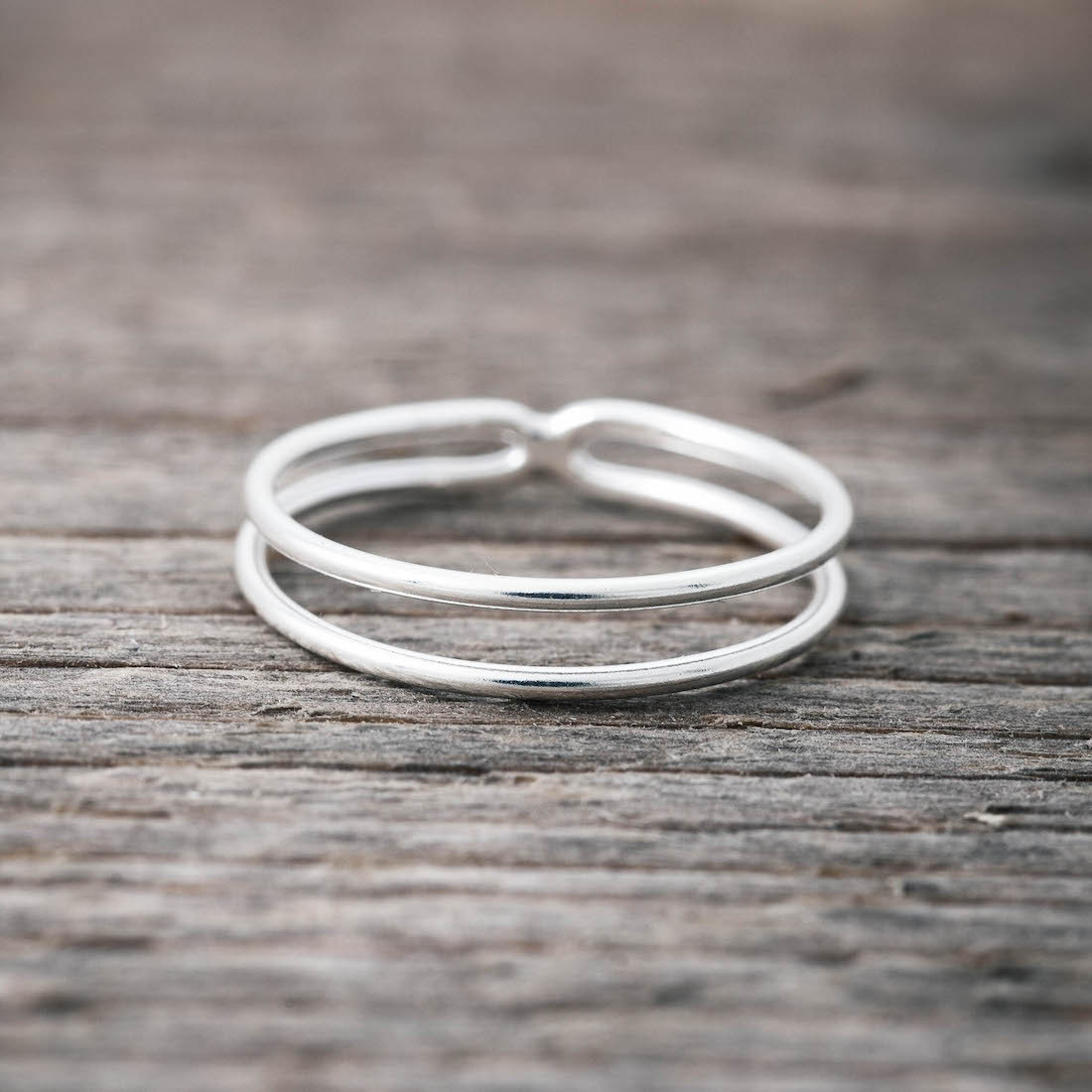 Silverring  supertunn 2 i 1