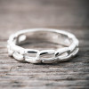 Silver ring chain