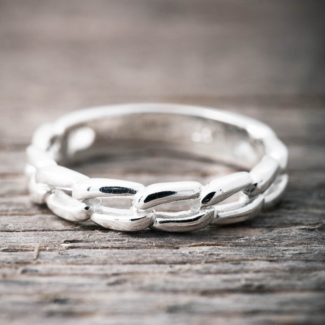 Silverring kedja