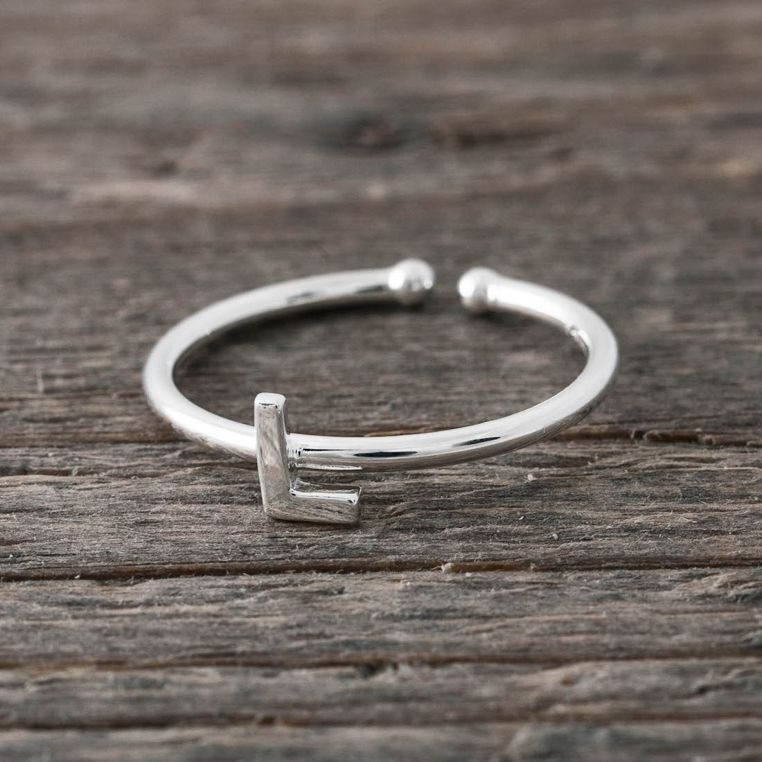 Silver ring L
