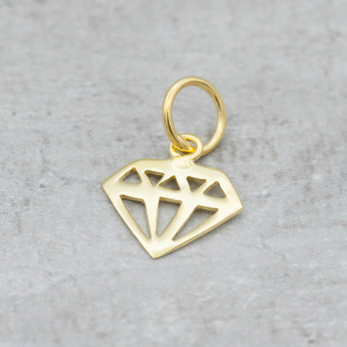 Berlock diamant guld