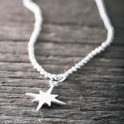 Silverhalsband stjärna-limited edition