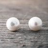 Pearl earrings 12mm