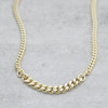 Gold necklace chunky chain