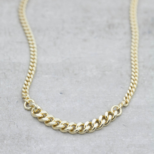 Guldhalsband chunky chain