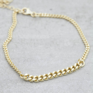 Gold bracelet chunky chain