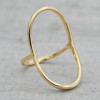 Gold ring Oval