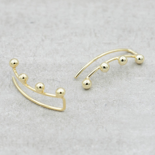 Gentle Circles Earrings, 18 karat gold-plated silver – David&Martin  Jewellery Sweden