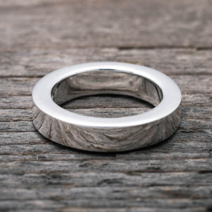 Silver ring heavy smooth