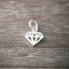Silver charm diamond
