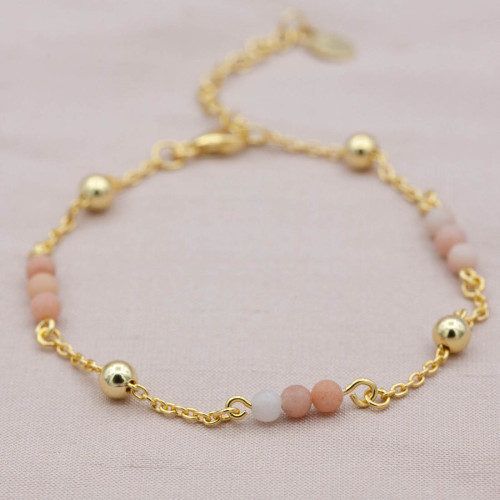 gold bracelet Strenght & Happiness