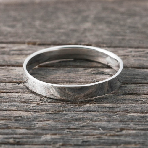 Silverring smal