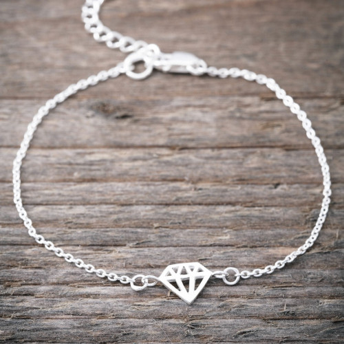 Silverarmband diamant