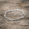 Silver ring chain