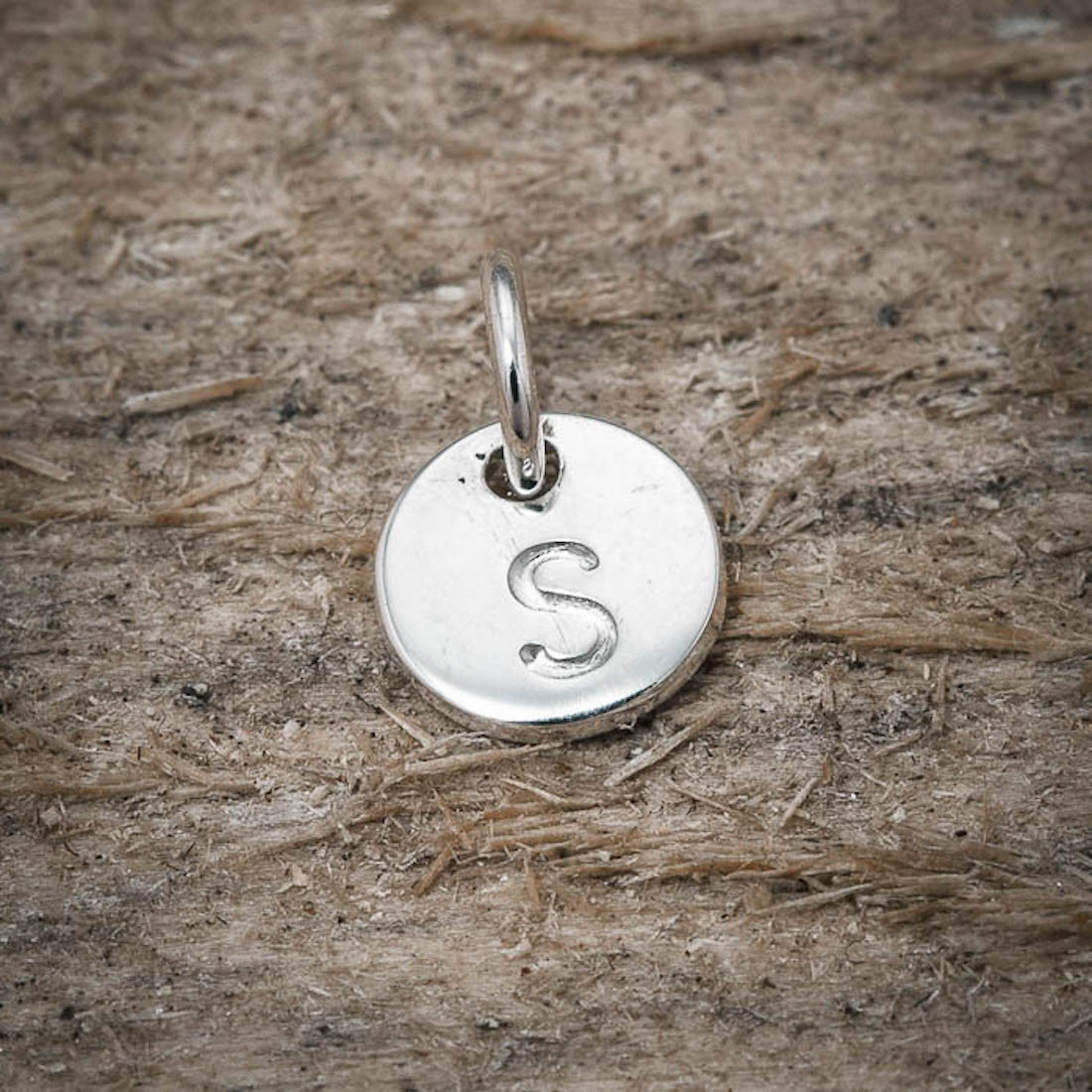 Silverhänge liten rund bricka