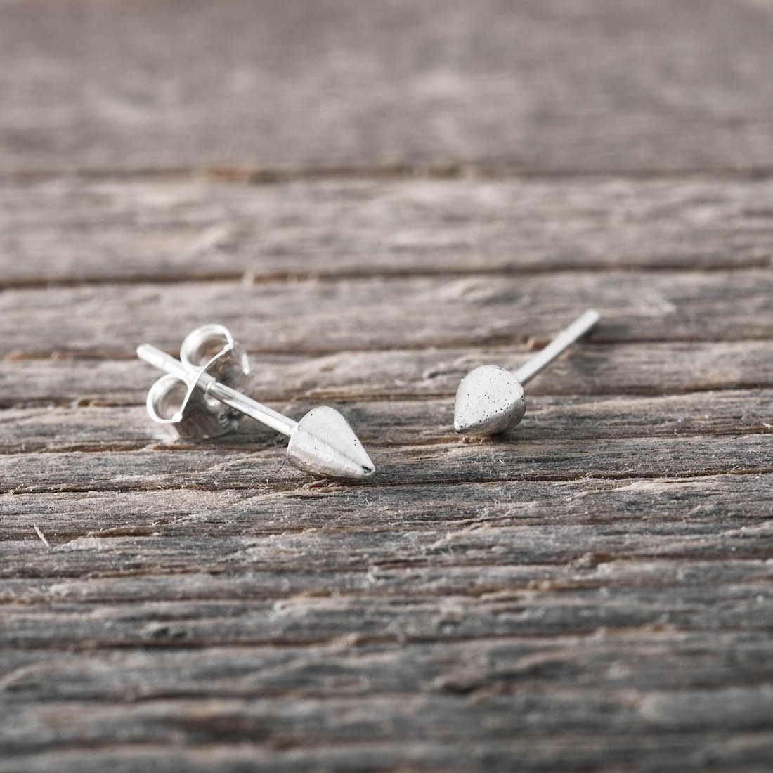 Silverörhängen liten spike