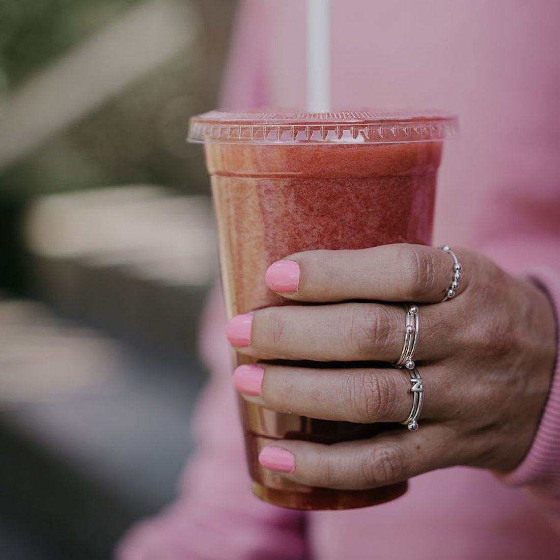 Silverring bokstav N