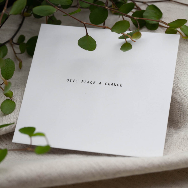 Silver bracelet small peace