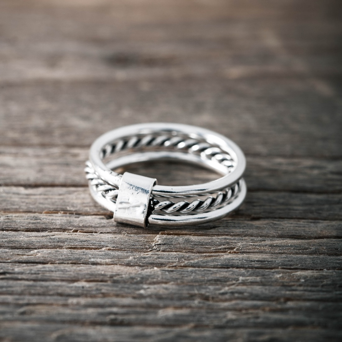 Silverring 3 i 1