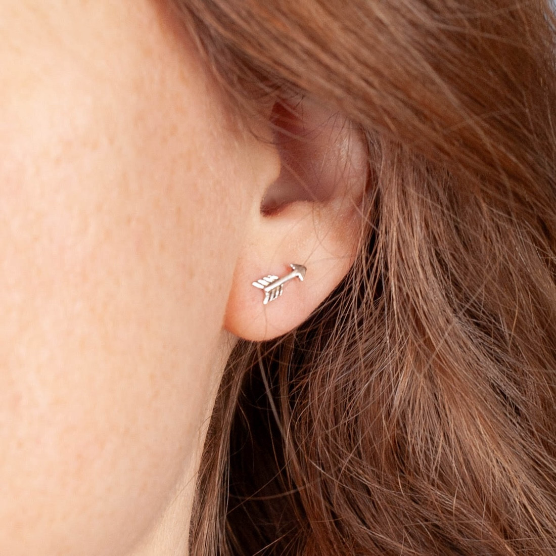 Silverörhängen pil