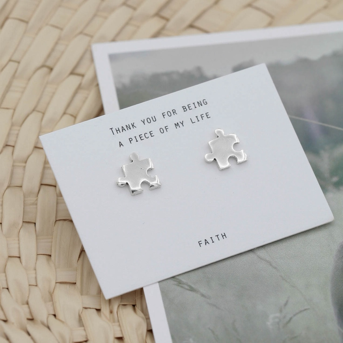 Silver earrings puzzle