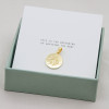 gold pendant big compass