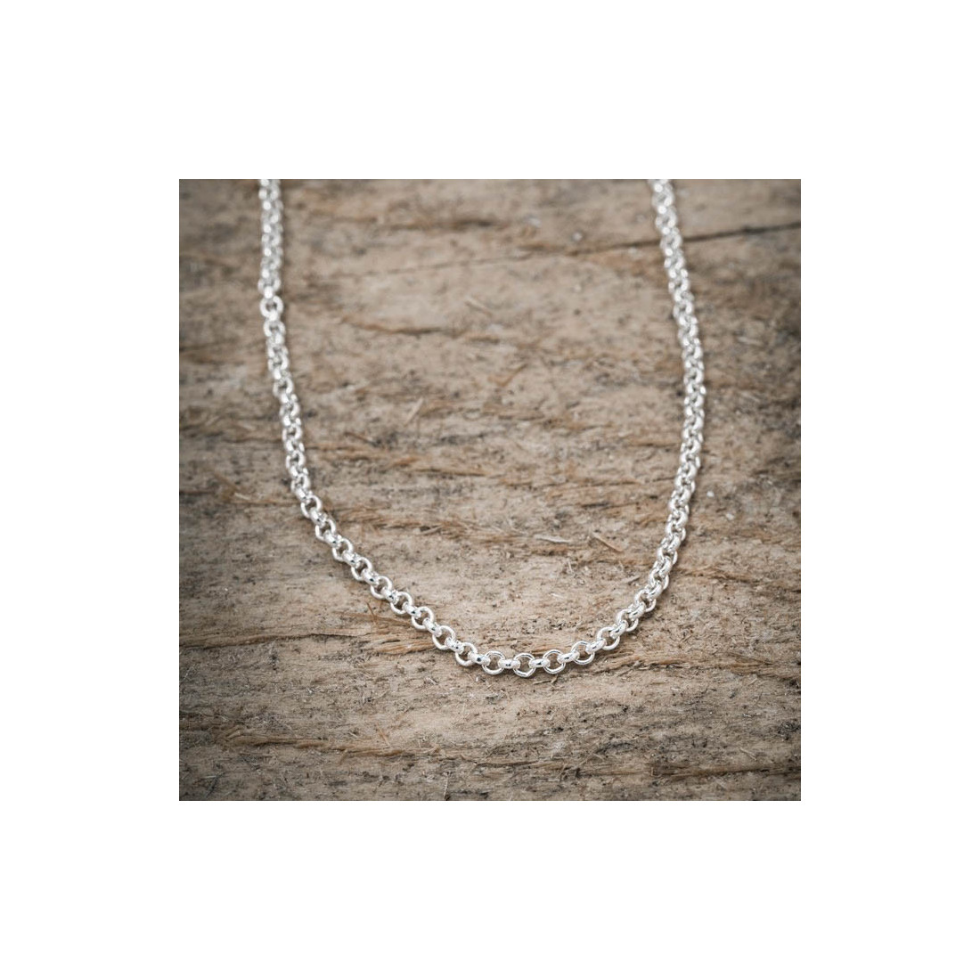 Silverkedja ankarlänk 1,2mm