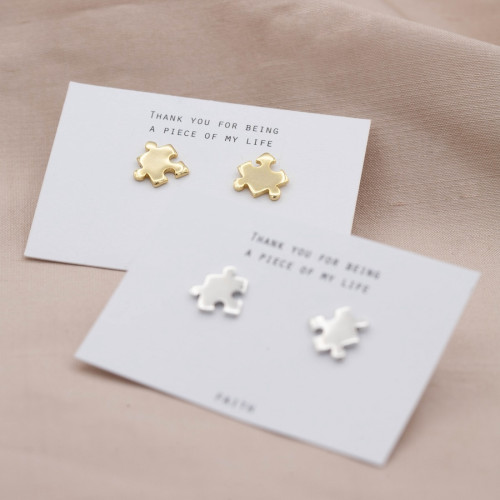 Gold earrings puzzle
