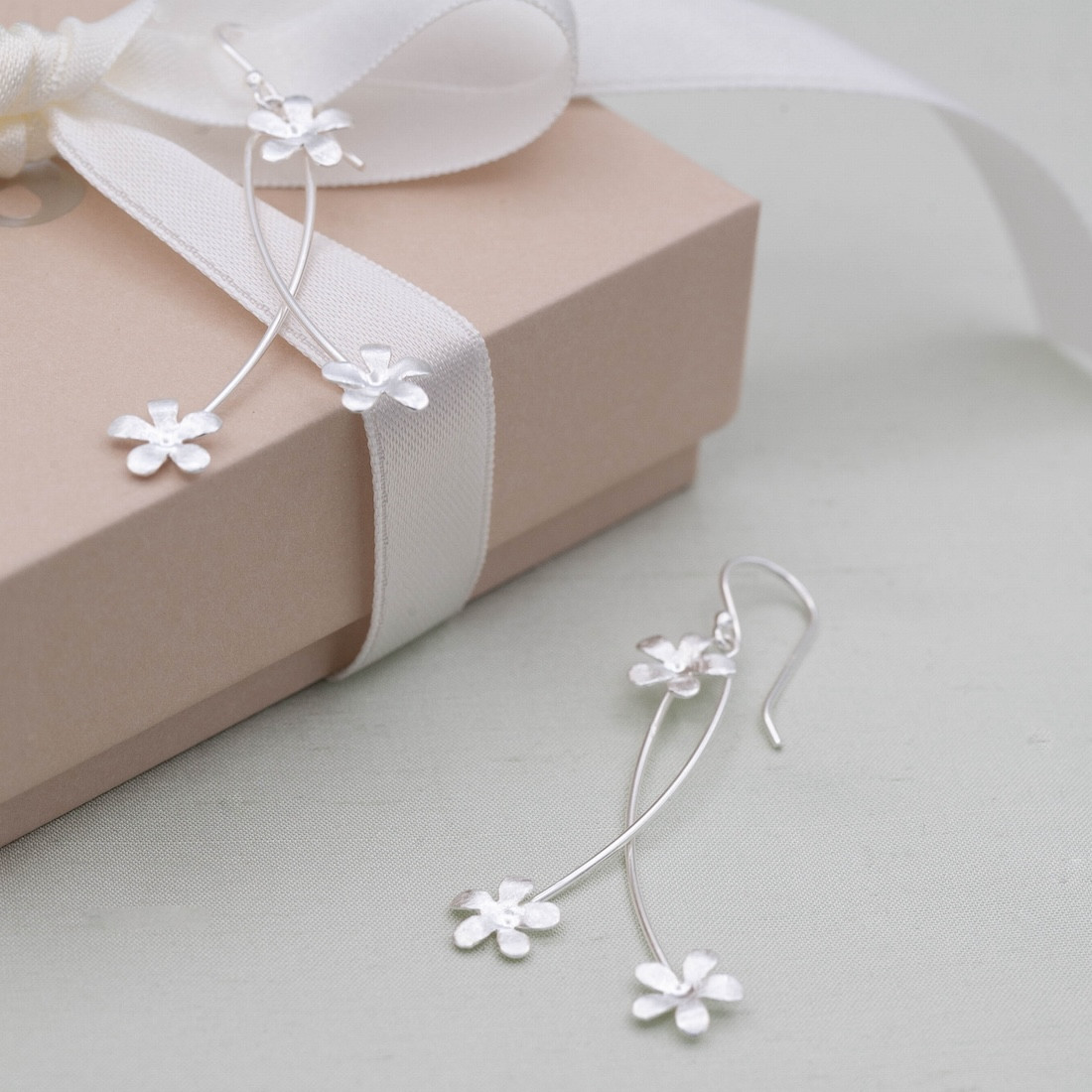 Silverörhängen Bloom & Shine - hängande blommor