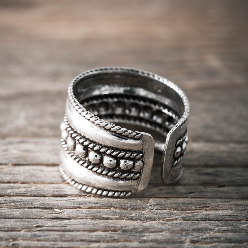 Silver ring -Boho Dreams- one size