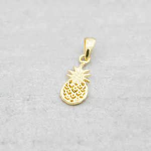 Gold  necklace with a pineapple