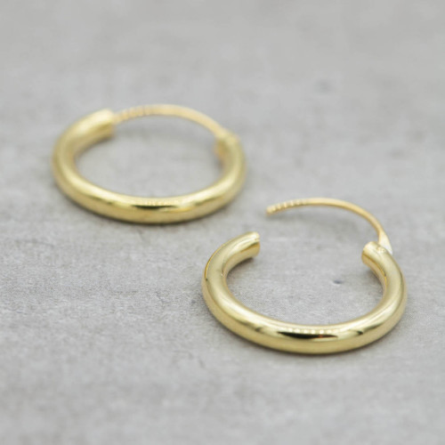 Guldörhängen chunky hoops 20mm