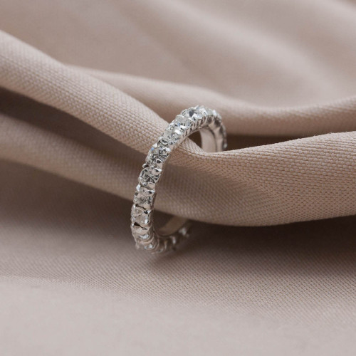 Silverörhänge ear cuff med stenar
