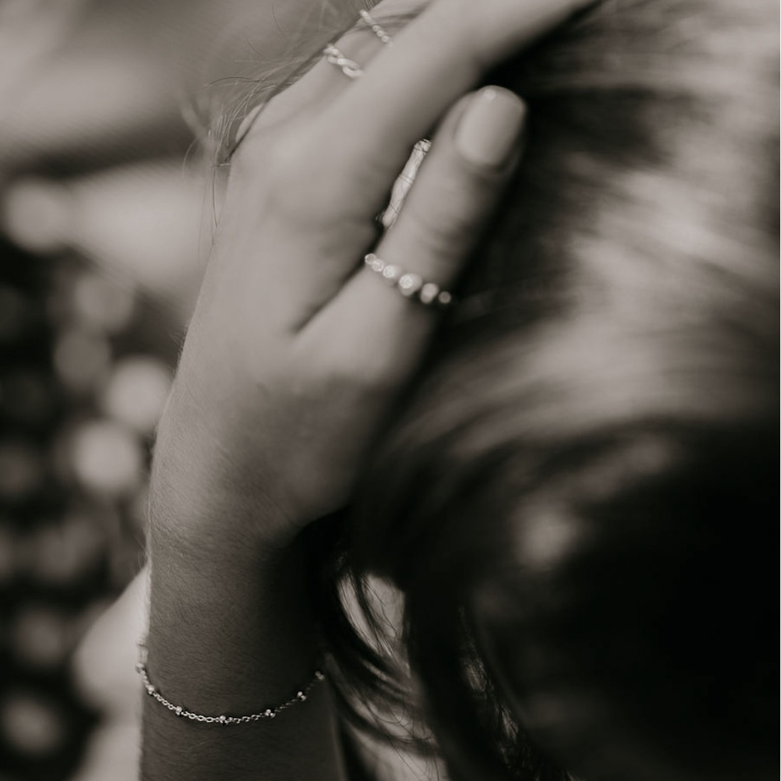 Silver ring balls